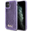 Guess blizgučių dėklas iPhone 11 / XR – violetinis -- iPhone 11