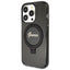 Guess MagSafe dėklas su žiedu-stovu iPhone 14 Pro – juodas