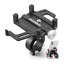 Rockbros 699-BK aliuminio lydinio dviračio telefono laikiklis - juodas -- Bicycle Phone Mounts