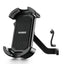Rockbros 25210032005 motociklo telefono laikiklis veidrodėliui, juodas