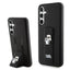 Karl Lagerfeld Gripstand Saffiano dėklas Galaxy S23 FE – juodas