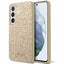Guess Glitter Script dėklas Samsung Galaxy S24+ – auksinis