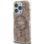 Guess MagSafe dėklas iPhone 15 Pro Max – rudas