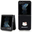 Hello Kitty Metal Logo dėklas Galaxy Z Flip5 – juodas -- Samsung Galaxy Z Flip 5
