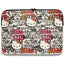 Hello Kitty PU Metal Logo dėklas 14" nešiojamajam kompiuteriui - smėlinis -- Laptop Bags