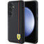 Ferrari Carbon Printed Line dėklas Galaxy S24+ – juodas