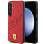 Ferrari Big SF Perforated dėklas Galaxy S24+ – raudonas