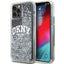 DKNY Liquid Glitter Big Logo dėklas iPhone 12/12 Pro – juodas -- iPhone 12