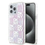DKNY Liquid Glitter Multilogo dėklas iPhone 15 Pro Max – rožinis