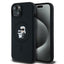 Karl Lagerfeld Silicone Karl&Choupette MagSafe dėklas iPhone 15 Plus / 14 Plus - juodas