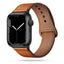 Tech-Protect LeatherFit dirželis, skirtas Apple Watch 4/5/6/7/8/9/SE/Ultra 1/2 (42/44/45/49 mm) – ruda -- Apple Watch 4