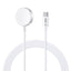 Tech-Protect UltraBoost Magnetinis indukcinis įkroviklis su USB-C jungtimi, skirtas Apple Watch, 1.2m - baltas -- Apple Watch