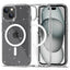 Tech-Protect FlexAir MagSafe dėklas iPhone 15 – skaidrus, blizgučiai -- iPhone 15