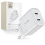 Tech-Protect C20W įkroviklis 2x USB-C PD 20W - baltas -- Cell phone chargers