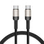 Tech-Protect UltraBoost Evo USB-C / USB-C PD laidas 100W 5A 1m - titano -- Cell phone cables
