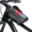 Tech-Protect V2 dviračio krepšys su telefono vieta 1l - juodas -- Bicycle Bags