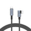 Tech-Protect UltraBoost Max L USB-C 4.0 (tiesus) / USB-C 4.0 (kampinis) PD laidas 240W 8K 40Gbps 1.5m - pilkas -- Cell...