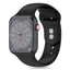 Tech-Protect silikoninis dirželis, skirtas Apple Watch 4/5/6/7/8/9/SE/Ultra 1/2 (42/44/45/49 mm) – juodas -- Apple Watch 4