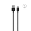 Puro White USB-A - USB-C laidas 1m - juodas -- Cell phone cables