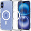 Spigen Ultra Hybrid MagSafe dėklas iPhone 16 – baltas