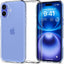 Spigen Ultra Hybrid iPhone 16 dėklas – skaidrus