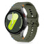 Tech-Protect silikoninis sportinis dirželis, skirtas Samsung Galaxy Watch 4 / 5 / 5 Pro / 6 / 7 / FE - žalias -- Samsung...