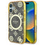Guess Peony 4G MagSafe dėklas iPhone 16 – rudas