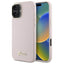 Guess silikoninis dėklas iPhone 16 Plus – rožinis