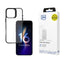 3mk Satin Armor Case+, skirtas iPhone 16 Pro Max – skaidrus su juodu rėmeliu -- iPhone 16 Pro Max