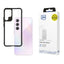 3mk Satin Armor Case+, skirtas Samsung Galaxy A35 5G - skaidrus su juodu rėmeliu