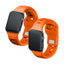 3mk silicone watch strap skirtas Apple Watch 42 / 44 / 45 / 49 mm - orange