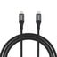 Dudao L3CL USB-C - Lightning 30W 2m pintas laidas - juodas
