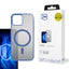 3mk Frosty MagCase mėlynas dėklas, skirtas Apple iPhone 15 Plus - mėlynas