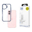 3mk Satin Armor Case+ Blue, skirtas Apple iPhone 16 - skaidrus