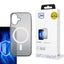 3mk Frosty MagCase White, skirtas Apple iPhone 16 - baltas