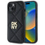DKNY dygsniuotas dėklas iPhone 14 – juodas -- iPhone 14