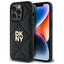 DKNY dygsniuotas dėklas iPhone 14 Pro Max – juodas