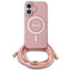 Guess MagSafe dėklas su dirželiu iPhone 16 – rožinis -- iPhone 16