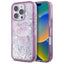 Hello Kitty blizgantis dėklas iPhone 16 Pro Max – violetinis