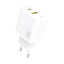 Dudao A26T GaN 25W USB-A, USB-C įkroviklis - baltas
