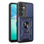 Hybrid Armor Camshield dėklas Samsung Galaxy S25+ – mėlynas
