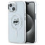 Karl Lagerfeld MagSafe dėklas iPhone 15 – baltas