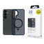 3mk Smoke Case Mag&Stand, skirtas Samsung Galaxy S25 - juodas