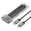 Orico TXM2-C3 M.2 NVME USB-C 3.2 10Gb/s diskų dėžutė - pilka -- Hard Drive Adapters