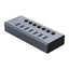 Orico BT2U3-7AB žinynas 7x USB-A 3.0 su jungikliais - pilka -- USB Hubs