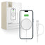 Tech-Protect QI15W-A44 magnetinis belaidis įkroviklis su MagSafe - baltas -- Cell phone chargers