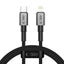 Tech-Protect UltraBoost DNA USB-C / Lightning PD27W/3A Laidas 100 cm - pilkas -- Cell phone cables
