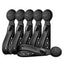 Joyroom JR-ZS422 silikoniniai laidų tvirtinimo apyrankiai su magnetu, 6 vnt. rinkinys - juoda -- Cable Organizers