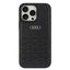 Audi Synthetic Leather dėklas iPhone 16 Pro Max – juodas