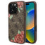 Guess MagSafe dėklas iPhone 16 Pro 6,3" – rudas, 4G Flowers